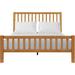 Hampton Wooden Platform Bed by Camden Isle in Oak (Size KING)