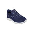 Wide Width Men's Skechers® Summit Slip-Ins by Skechers in Navy (Size 10 1/2 W)