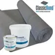 Epdm Rubber Roofing Kit For Flat Roofs - 1.2mm Bba Certified Classicbond Rubber Roofing Membrane And Adhesives - 3.5M X 5M