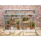 Buttercup Farm Harlow 5 Feet Lean To Mini Greenhouse - Aluminum/glass - L151 X W53 X H95 Cm - Black