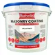Kingfisher Building Products Weatherflex Smooth Premium Masonry Paint - 10L - Brilliant White - For Brick, Stone, Concrete Block, Concrete, Render