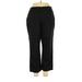 Alfred Dunner Casual Pants - High Rise: Black Bottoms - Women's Size 16