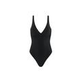 Plus Size Women's The Plunge One Piece - Swim by CUUP in Black (Size XS D-E)