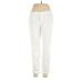 Crown & Ivy Dress Pants - High Rise: White Bottoms - Women's Size 12