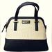 Kate Spade Bags | Kate Spade Nwt Cedar Street Maude Straw/Black/Gold Small Satchel W/Cb Option | Color: Black/Cream | Size: Os