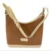 Dooney & Bourke Bags | Dooney & Bourke Cabrio Tan Cream Perforated Leather Shoulder Bag | Color: Cream/Tan | Size: Os