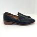 Madewell Shoes | Madewell The Frances Black Leather Business Casual Slip On Loafers Shoes Size 8 | Color: Black/Tan | Size: 8