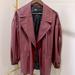 Zara Jackets & Coats | Burgundy Leather Jacket By Zara | Color: Red | Size: M