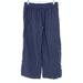 Athleta Pants & Jumpsuits | Athleta Crop Pants Women's Sz 4 Striped Drawstring Waist Blue White Straight Leg | Color: Blue | Size: 4