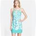 Lilly Pulitzer Dresses | Blue And White Lily Pulitzer Floral Halter Dress | Color: Blue/White | Size: 2