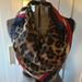 Gucci Accessories | Gucci Silvye Animal Leopard Print Large Square Scarf | Color: Blue/Brown | Size: Os