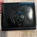 Gucci Bags | Auth Vintage Gucci Gg Logo Patent Leather 2 Way Wallet | Color: Black | Size: Os