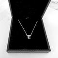 Kate Spade Jewelry | Nadri Initial “E” Necklace Silver | Color: Silver | Size: Os