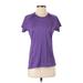 Under Armour Active T-Shirt: Purple Activewear - Women's Size Small