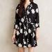 Anthropologie Dresses | Anthropologie Isabella Sinclair Embroidered Flower Shirt Dress | Color: Black/White | Size: Xs