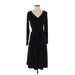 Newport News Casual Dress - Midi: Black Dresses - Women's Size Small