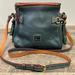 Dooney & Bourke Bags | Dooney & Bourke Small Leather Hobo Crossbody- Blue | Color: Blue/Tan | Size: 8”L X 7”H X 4”W