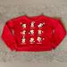 Disney Shirts & Tops | Euc Disney Minnie Mouse Christmas Sweatshirt Girls Size 8/10 | Color: Red | Size: 8/10