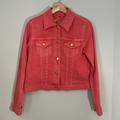 Michael Kors Jackets & Coats | Michael Kors Pink Jean Jacket | Color: Pink | Size: M