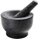 QTYUERGK Mortar and Pestle Set, Mortar and Pestle Set Spice Stone Grinder Mortar Pestle Set Marble Pestle and Mortar Set - Ideal for Grinding Paste, Pounding Spice and As Crusher, Natural Stone Large