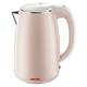 Kettles,1.7L Double Wall Cool Touch Tea Kettle, 1800W Fast Boil Water Filter Kettle, Stainless Steel Water Boiler Coffee Kettle, Auto Shut off & Overheating Protection/Pink/20 * 20 * 25Cm elegant