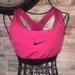 Nike Intimates & Sleepwear | Nike Dri-Fit Sports Bra Active Wear Size Small Black And Pink Sports Bra Workout | Color: Black/Pink | Size: S