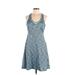 MPG Active Dress - A-Line: Teal Marled Activewear - Women's Size Medium