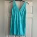 Lilly Pulitzer Dresses | Euc Size 8 Turquoise Lilly Pulitzer Dress. | Color: Blue | Size: 8