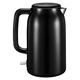 Kettles,1.7 Litre Cordless Water Kettle, Stainless Steel Kettles, Double Wall Cool Touch, 1500W Quick Boil Kettle, Auto-Shut Off, Boil-Dry Protection, for Family Bedrooms/Black/15 * 15 * 25Cm elegant