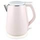 Kettles, 1.5L Double Wall Cool Touch Tea Kettle, 1800W Fast Boil Water Filter Kettle with Stainless Steel Interior, Auto Shut off & Overheating Protection,Suitable for Family Travel/Pink/15 * 15*