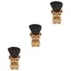 FRCOLOR 3pcs Beard Brush Neck Duster Brush Shaving Brush for Men Shaving Mustache Brush for Men Hair Sweep Brush Neck Duster Barber Haircut Barber Brush Man Nylon Soft Fur Shave