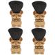 FRCOLOR 4pcs Beard Brush Mustache Brush for Men Neck Duster Barber Men Shaving Brush Shaving Mustache Brush Soft Bristles Mustache Brush Barber Brush Cleansing Brush Resin Hair Man