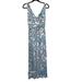 Lilly Pulitzer Dresses | Lilly Pulitzer Dress Women's Small Blue White Paisley Maxi Sleeveless Boho | Color: Blue/White | Size: S