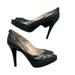 Michael Kors Shoes | Michael Kors York Platform Pumps/Peep Toe Heel Shoes | Color: Black/Gray | Size: 7.5