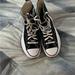 Converse Shoes | Ladies Platform Converse High Top Black And White. Woman’s Size 12. Pre Owned | Color: Black | Size: 12