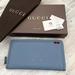 Gucci Bags | Gucci Dusty Blue Travel Organizer Wallet | Color: Blue | Size: 9” L X 5” H X 1” D