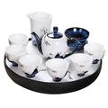 WEITINGKKK Tea Cup and Saucer Set,ea Party Decorations, Tea Set Coffee Cup Set Tea Cup Set 10 Piece Tea Set Drinkware Chinese Teaware Set Ceramic Teapot Kettles Tea Cup Porcelain Tea Set (10pcs)