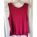 Anthropologie Tops | Anthropologie Blouse Womens Medium Button Back Sleeveless Stretch Casual Pink | Color: Pink | Size: M