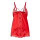 Ann Summers - Unwrap Me Satin Babydoll, Sexy Christmas Costume for Women, Satin Lingerie Set, Lace Babydoll with Wrap Bow Detail & Matching Crotchless Thong