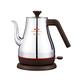 Kettles, Tea Kettles 1350W Stainless Steel Kettles for Boiling Water Household Small Capacity 1L Tea Kettle Classic Coffee Pot/Silver elegant