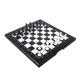 OGYCLVJV 11 Inches Magnetic Travel Chess Set with Folding Chess Board,Chess Checkers Backgammon Set Chess Board Game Chess Game Chess
