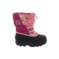 Sorel Boots: Winter Boots Wedge Casual Pink Shoes - Kids Girl's Size 8