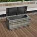 Bon Furni 113 Gallons Water Resistant Wicker Deck Box Wicker/Rattan | 22.88 H x 52.58 W x 20.96 D in | Wayfair BFPB100976E