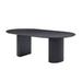 Expandable Dining Table,Solid Top Extending Table Rise 86.61" to 47.24" Modern Kitchen Table, Leisure Desk