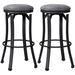 Bar Stools,Vintage Barstools w/Footrest,29 Inch Bar Height Stool,2PCS