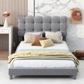 Red Barrel Studio® Akim Bed in Gray | 36.6 H x 47.1 W x 80.8 D in | Wayfair 2F6C92985DD647168027ECFEC6C06621