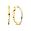 Isabel Bernard - Creolen - 585 Gold / 14 Karat Gold Ohrringe Damen