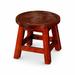 August Grove® Carved Wooden Step Stool | Wayfair Ottomans 0654CB024E764E90A76AE2217C98F488