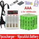 100% New AAA Battery 3000 MAh Rechargeable Battery AAA 1.5 V 3000 MAh Rechargeable New Alcalinas