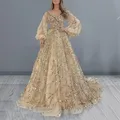 Robe de soirée à paillettes brillantes pour femmes robe de cocktail robe de Rhformelle maille à